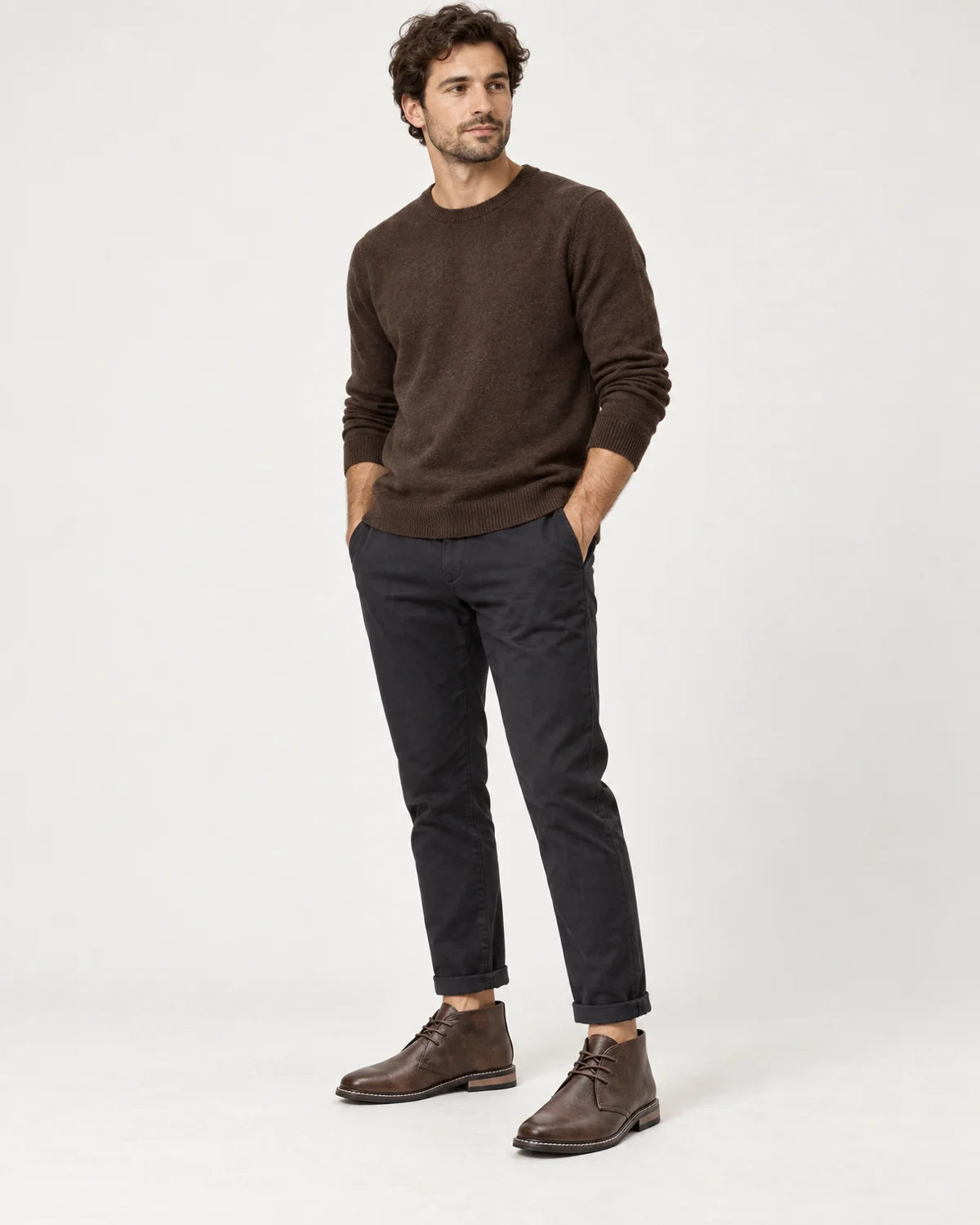 Holt - Men's Boots in Dark Brown