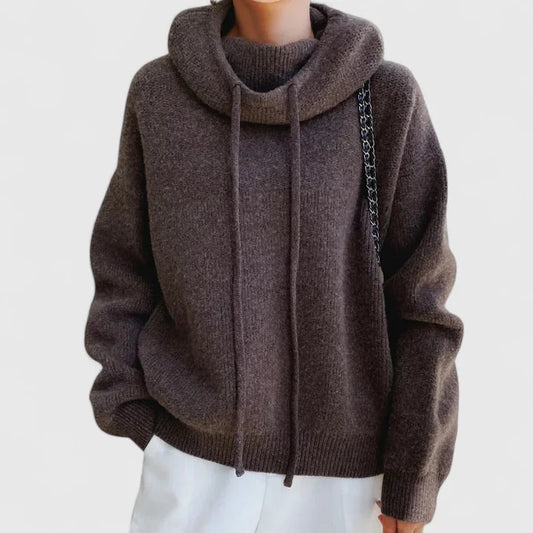 Hooded Sweater Oversized Slouchy Knit