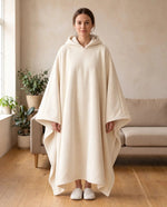 Wren | Oversized Hooded Blanket in Oatmeal