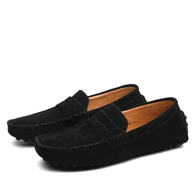 Brown Men's Penny Loafers – Slip-On Comfort