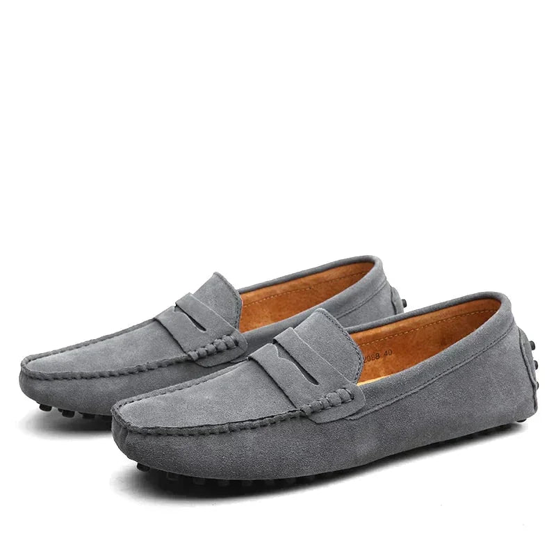 Brown Men's Penny Loafers – Slip-On Comfort