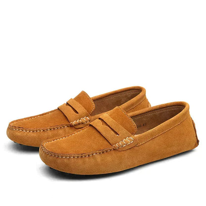 Brown Men's Penny Loafers – Slip-On Comfort