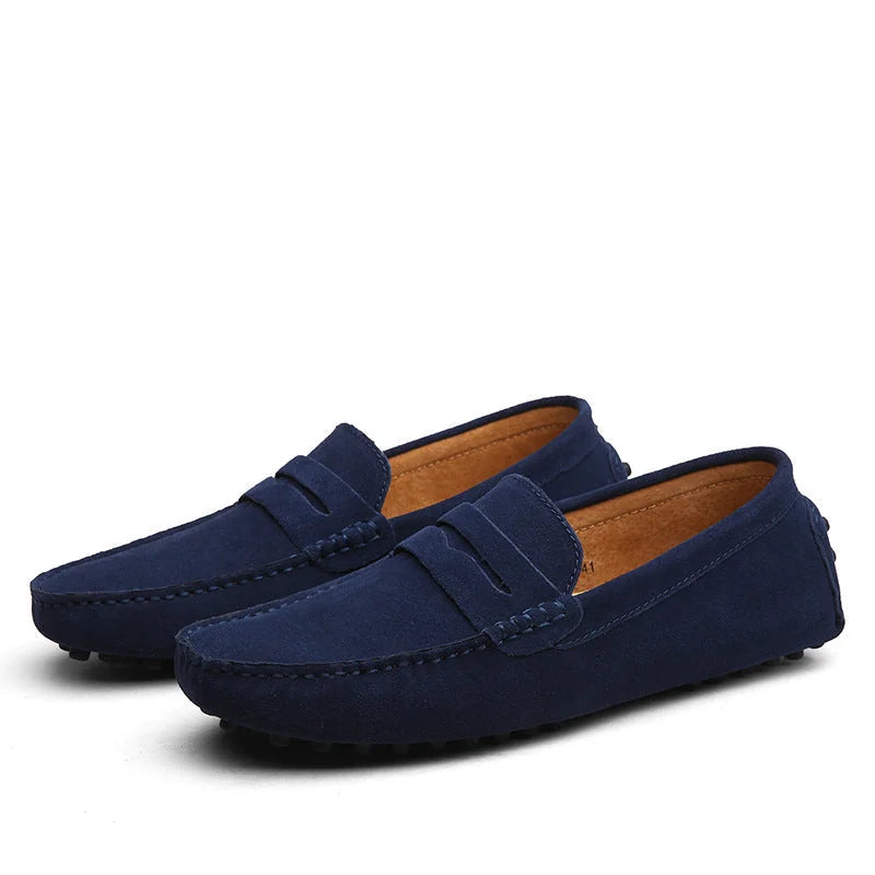 Brown Men's Penny Loafers – Slip-On Comfort