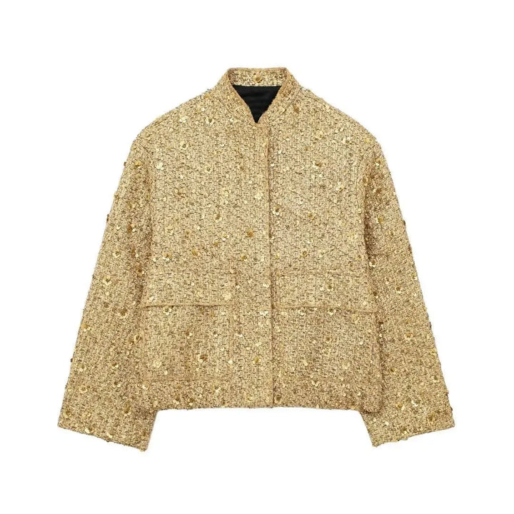 Party Jacket Gold Metallic - Gold