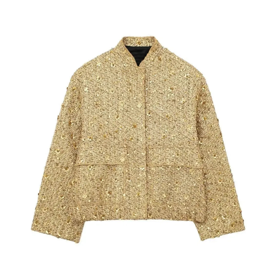 Party Jacket Gold Metallic - Gold