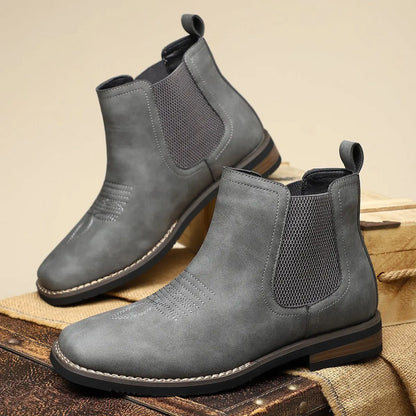 Men's Chelsea Boots Midnight Western Stitch - Charcoal