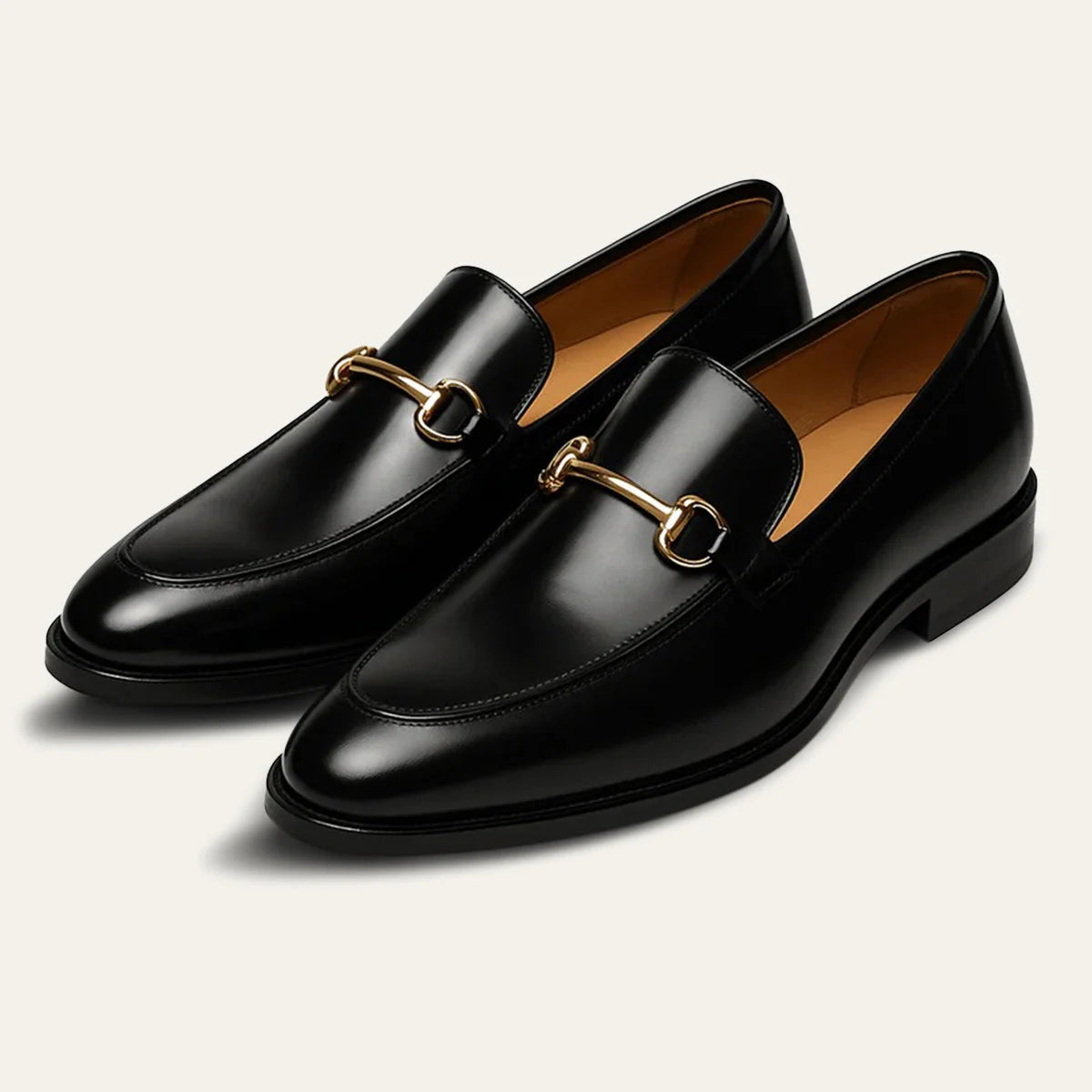 Men's Loafers Black Horsebit Classic - Black