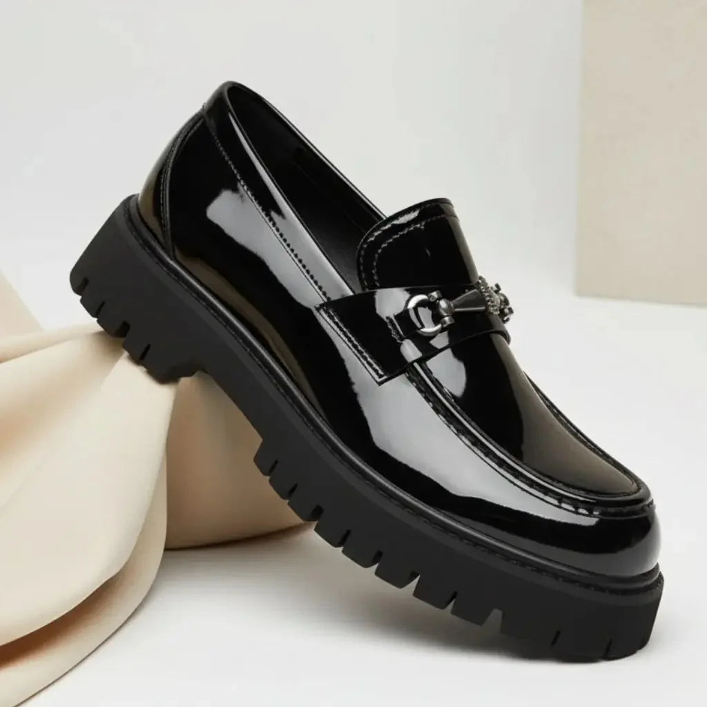Men’s Loafers Chunky Horsebit — Black