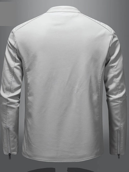 Men’s Biker Jacket Stitched Shoulders — competitor gallery view 5