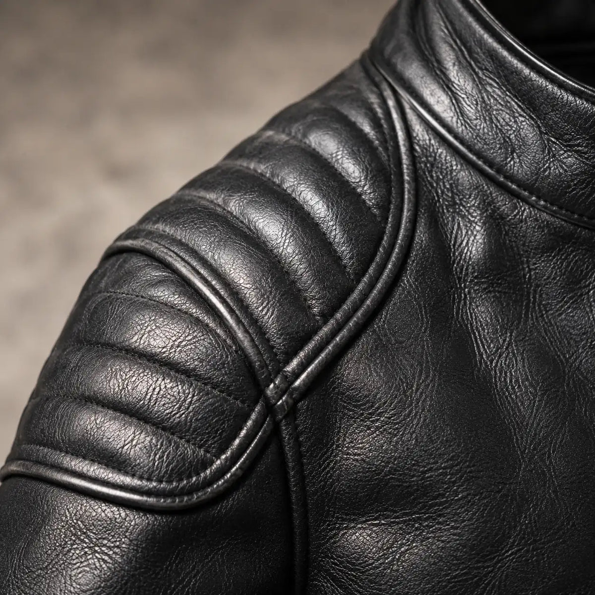 Men’s Biker Jacket Quilted Panels — competitor gallery view 8