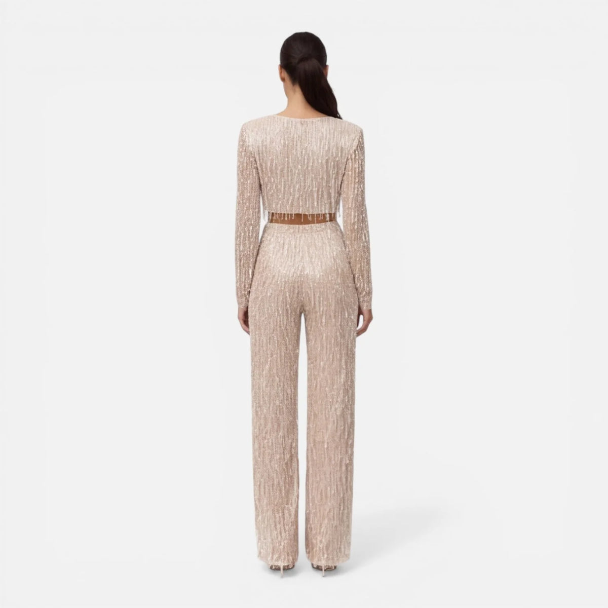 Sequin Pant Set Crop Top — competitor gallery view 7