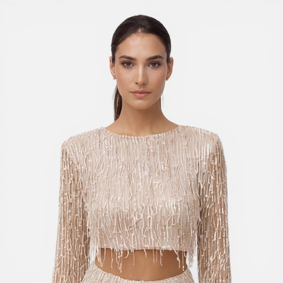 Sequin Pant Set Crop Top — competitor gallery view 10