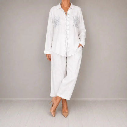 Sequin Pant Set Shirt Detail — competitor gallery view 11