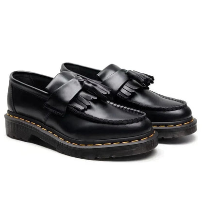 Men’s Loafers Black Chunky Tassel Detail — Black — view 4