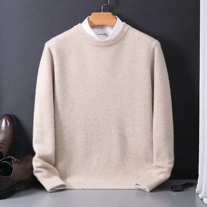 Men's Textured Crewneck Sweater