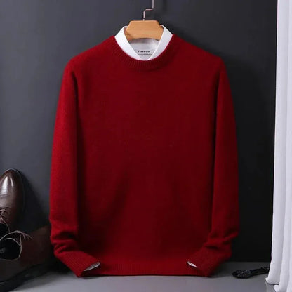 Men's Textured Crewneck Sweater - view 3