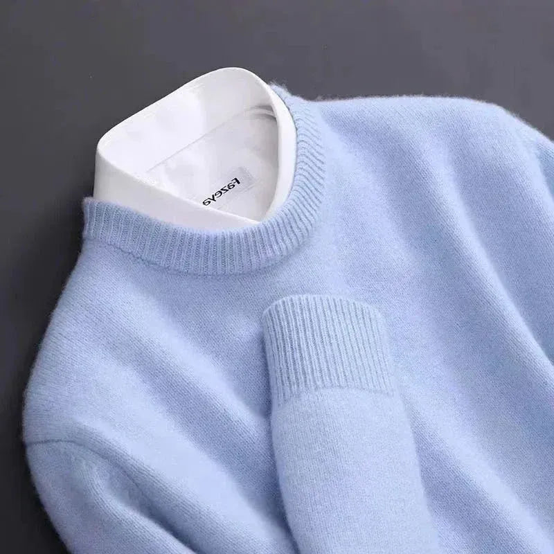 Men's Textured Crewneck Sweater - view 4