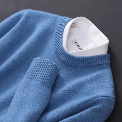 Men's Textured Crewneck Sweater - view 5