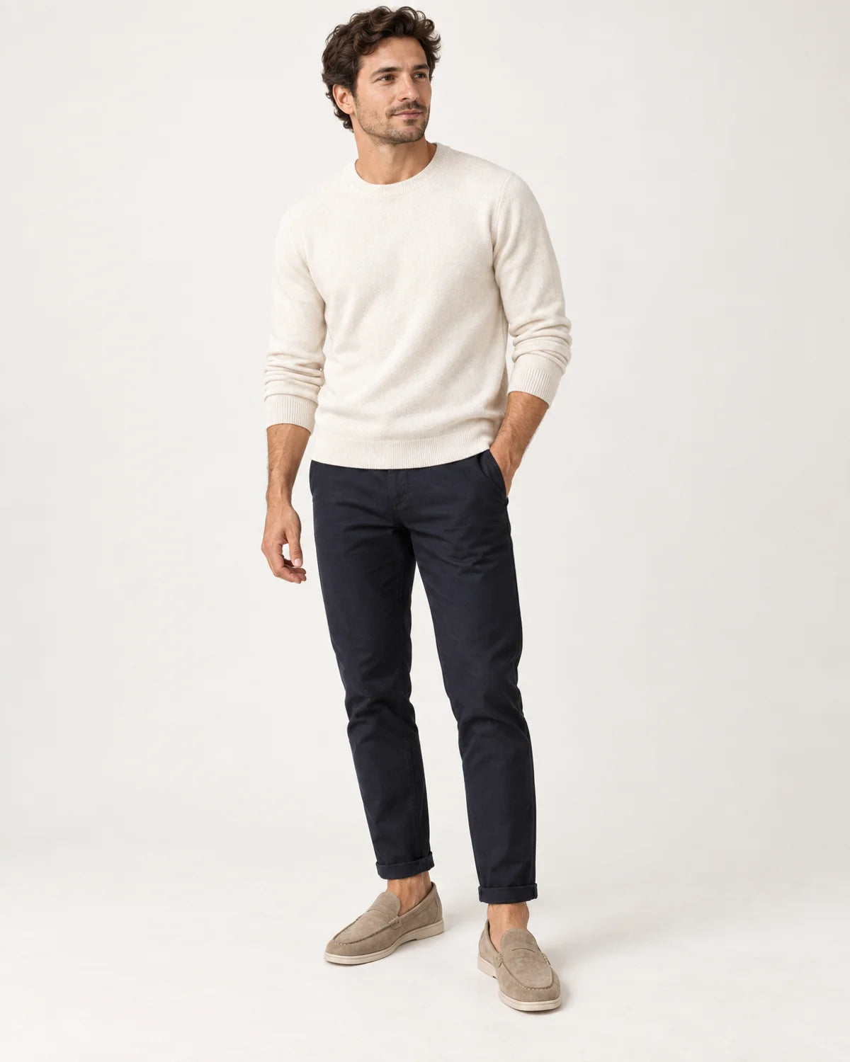 Ambrose - Men's Loafers in Khaki