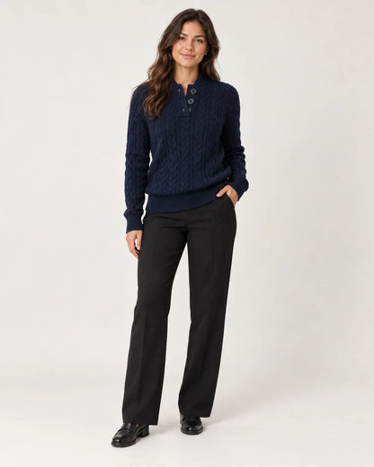 Rosalind - Women's Sweaters in Navy