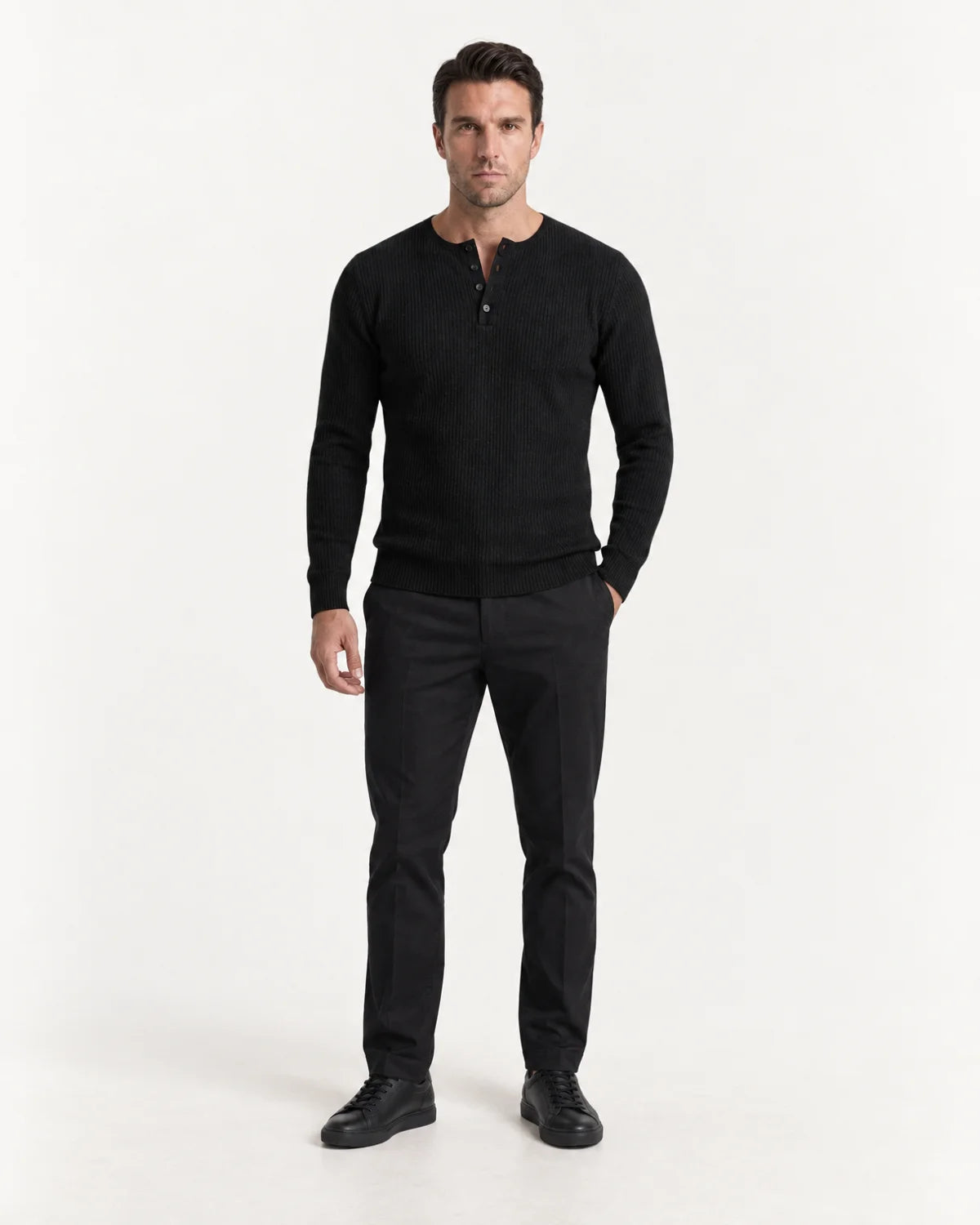 Caius - Men's Sweaters in Black