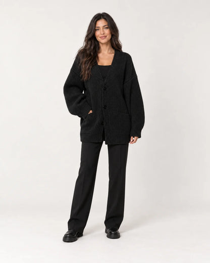 Sabine - Women's Cardigans in Black