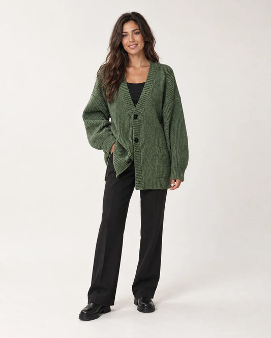 Sabine - Women's Cardigans in Green