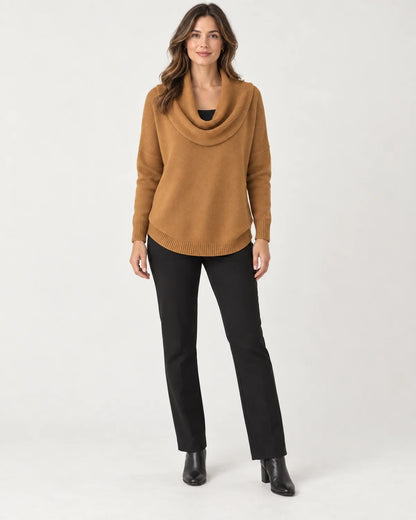 Isolde - Women's Sweaters in Camel