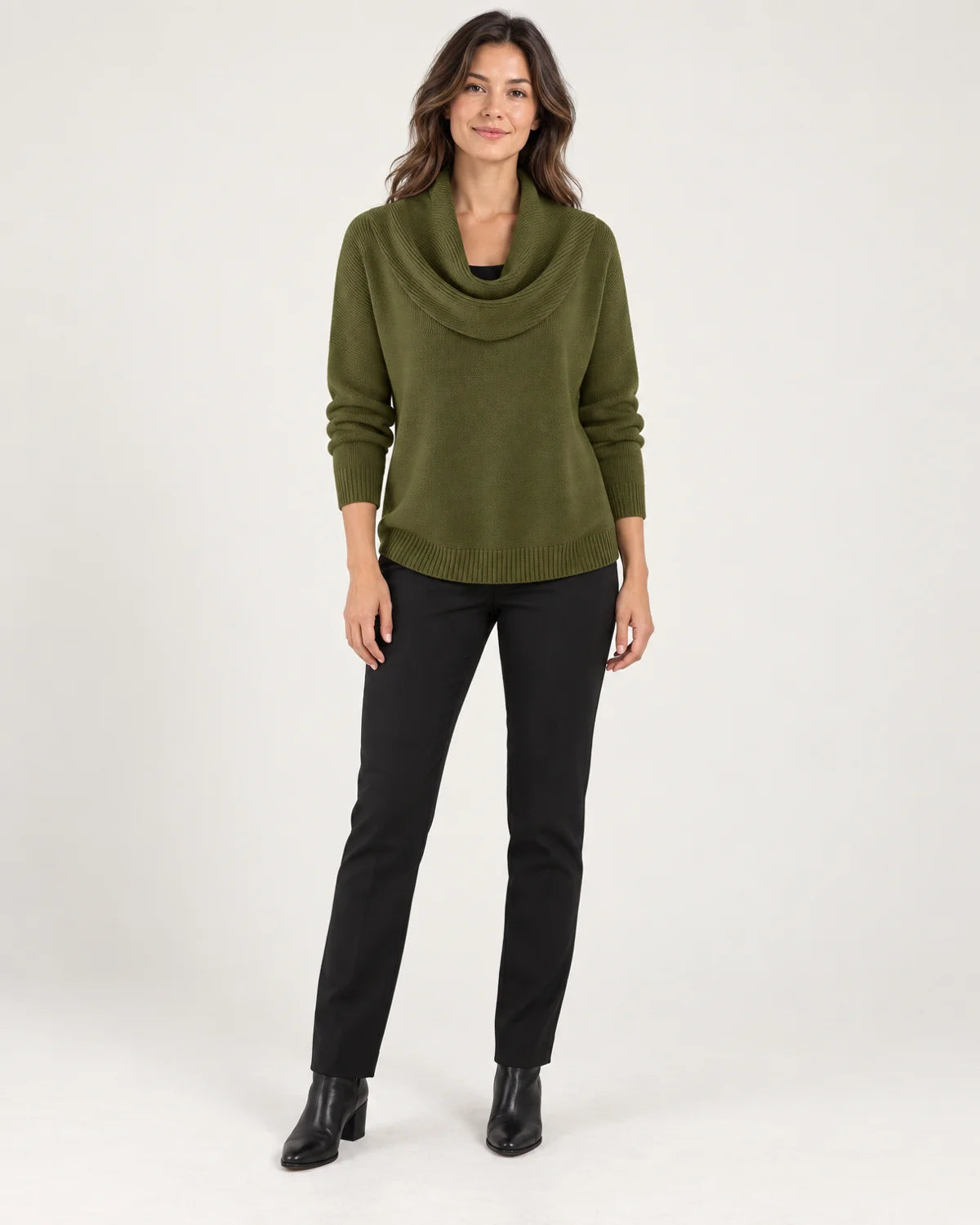 Isolde - Women's Sweaters in Green