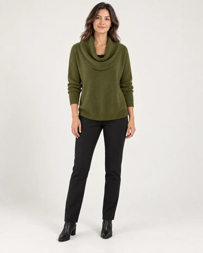 Isolde - Women's Sweaters in Green