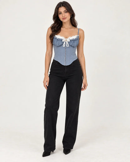 Delaney - Women's Tops in Blue