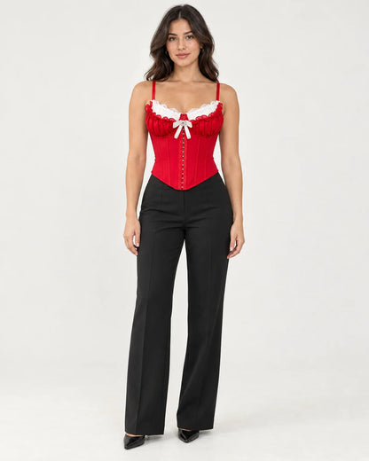 Delaney - Women's Tops in Red