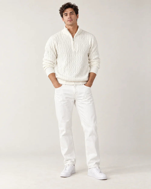 Emory | Men's Quarter-Zip Sweater Funnel Neck Pullover