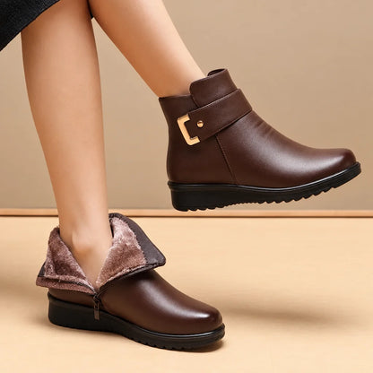 Celestine - Women's Boots in Brown