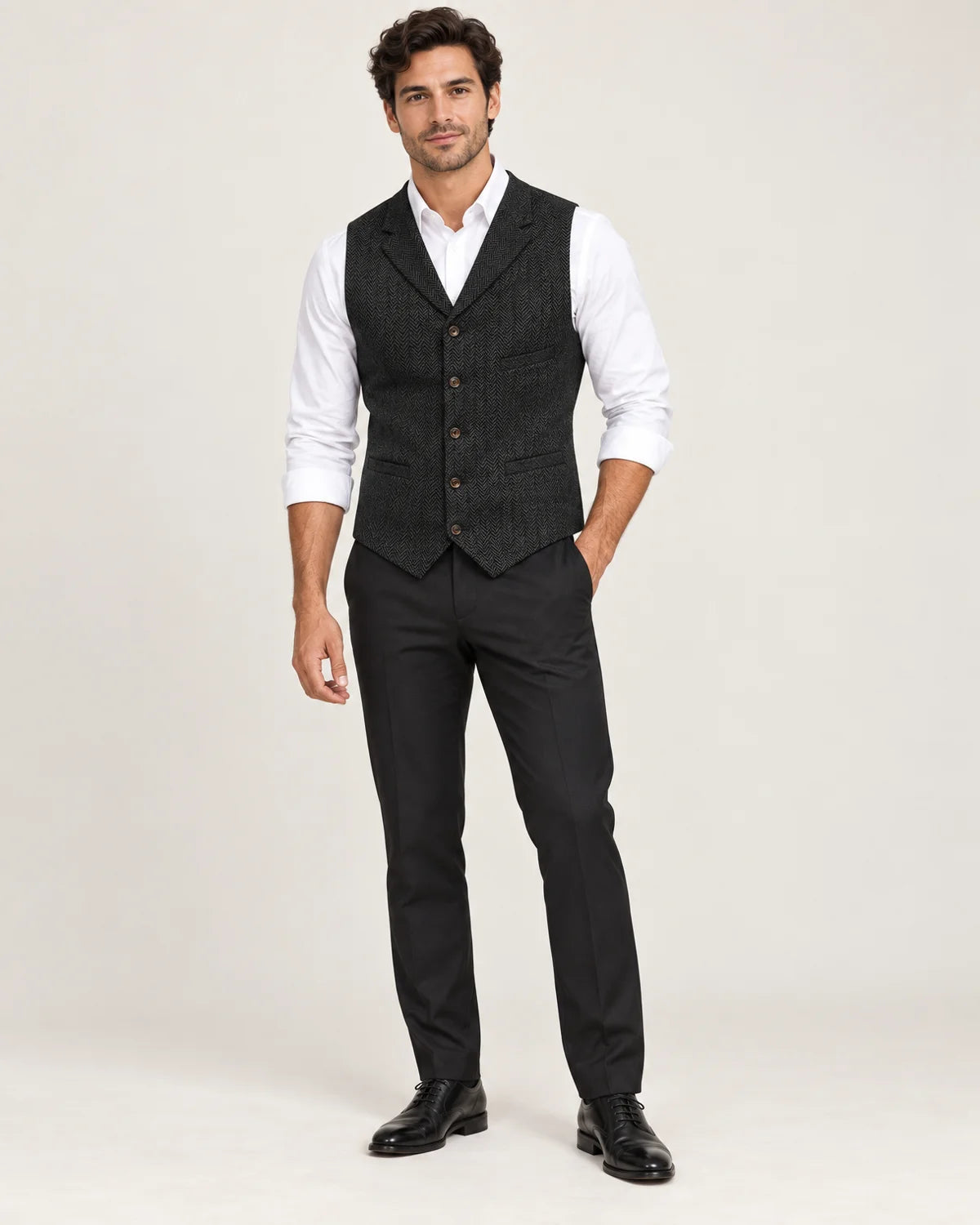 Fenwick - Men's Vests in Black
