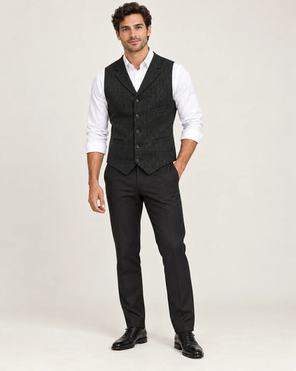 Fenwick - Men's Vests in Black
