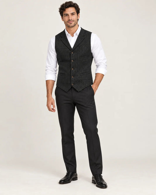 Fenwick - Men's Vests in Black