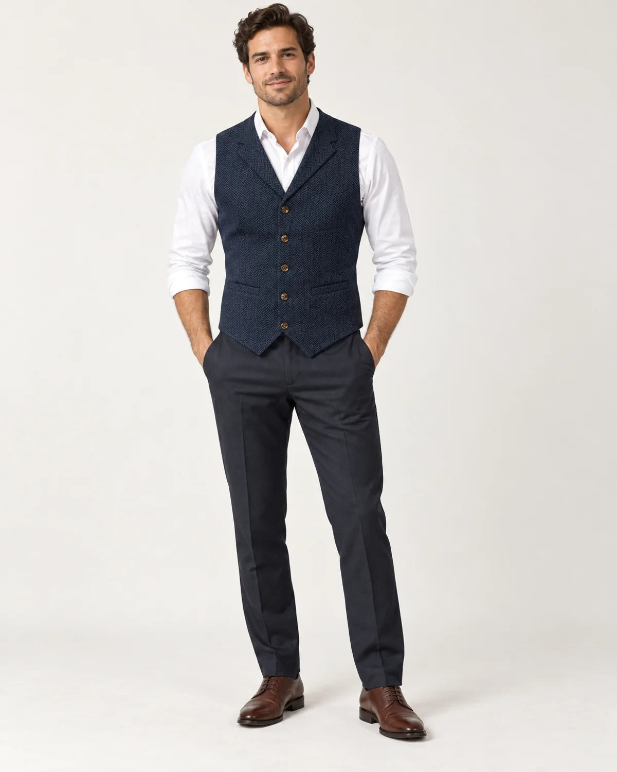 Fenwick - Men's Vests in Blue