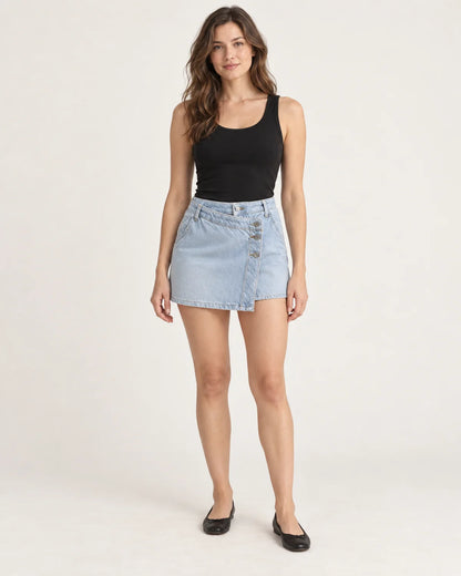 Odette - Women's Skirts in Sky Blue