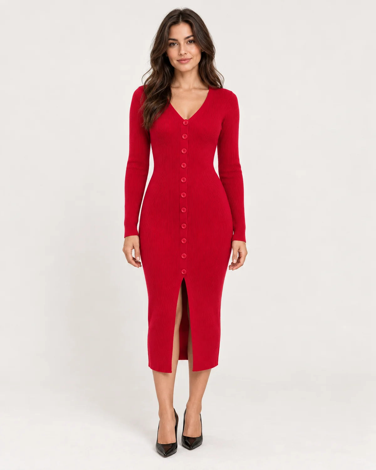 Florence - Women's Dress in Red