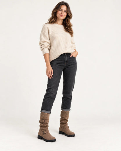 Solaine - Women's Boots in Khaki