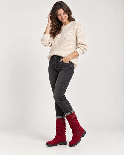Solaine - Women's Boots in Red
