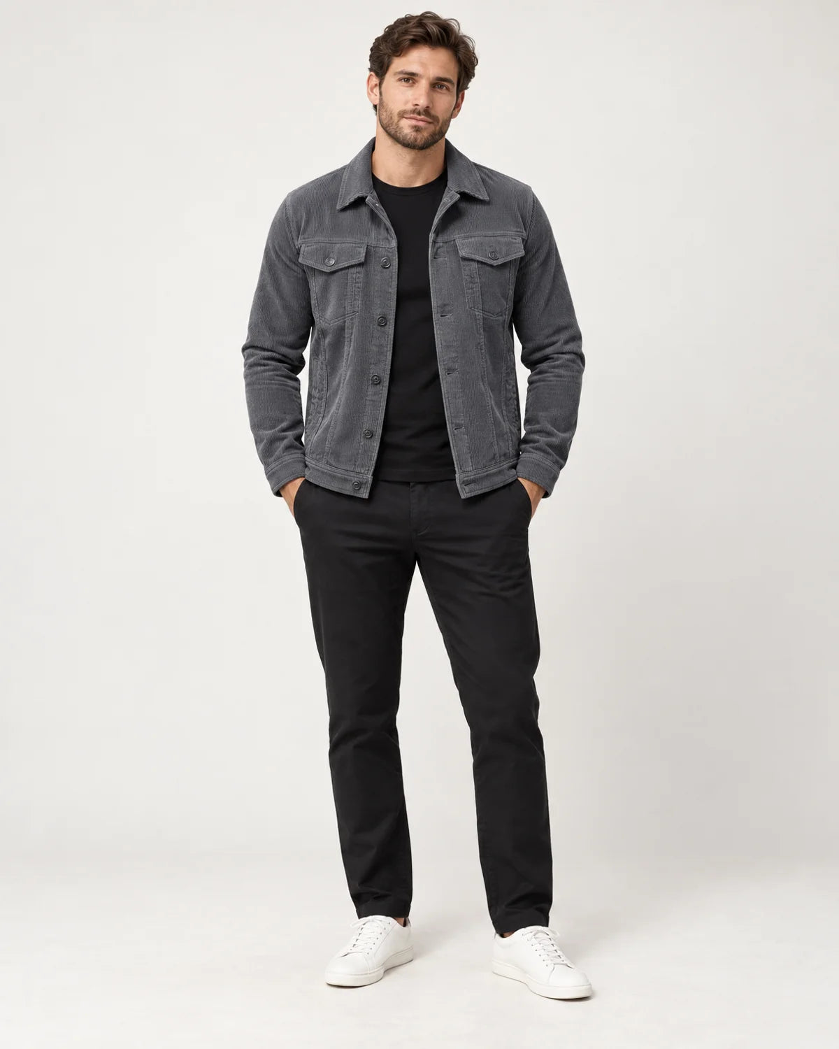Torsten - Men's Jackets in Gray