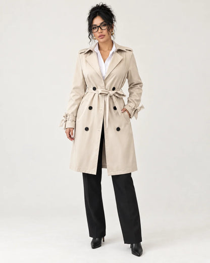 Vivienne - Women's Coats in Stone
