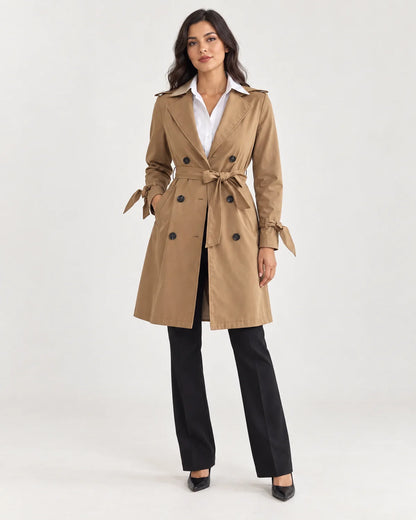 Vivienne - Women's Coats in Khaki