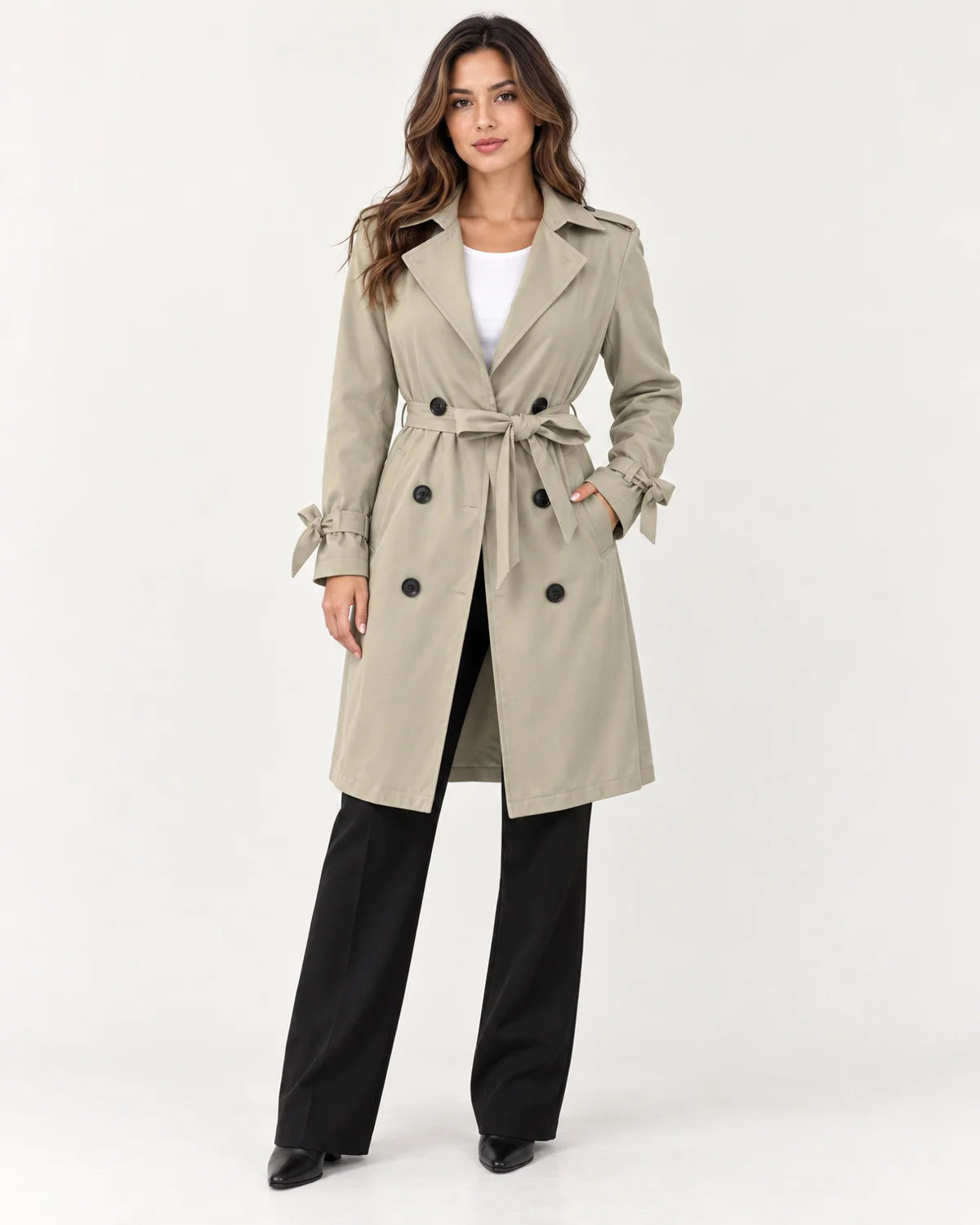 Vivienne - Women's Coats in Sage