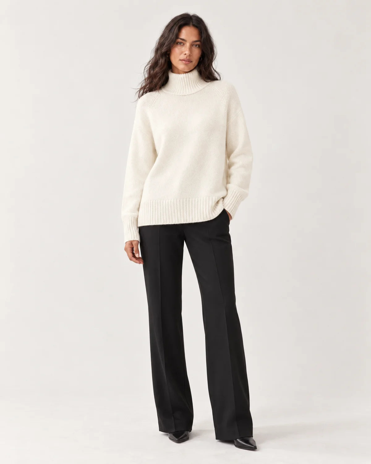 Adeline - Women's Sweaters in White