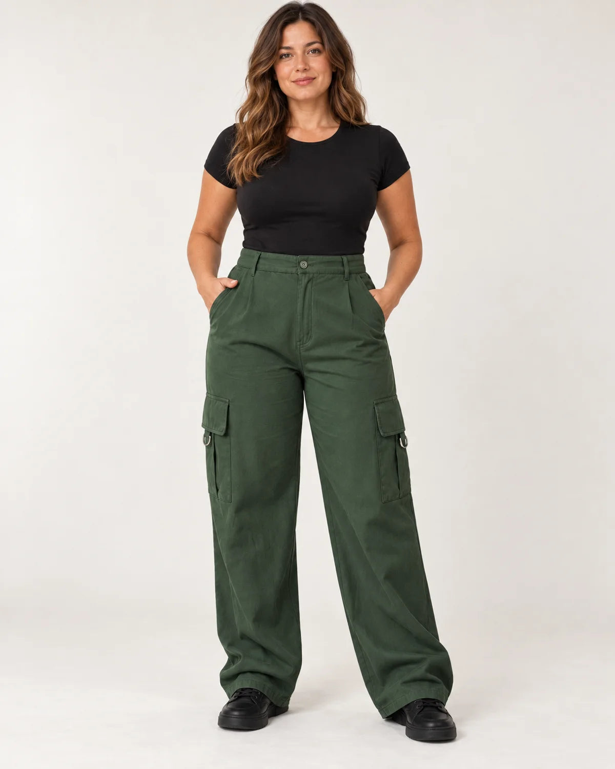 Waverly - Women's Pants in Olive Green