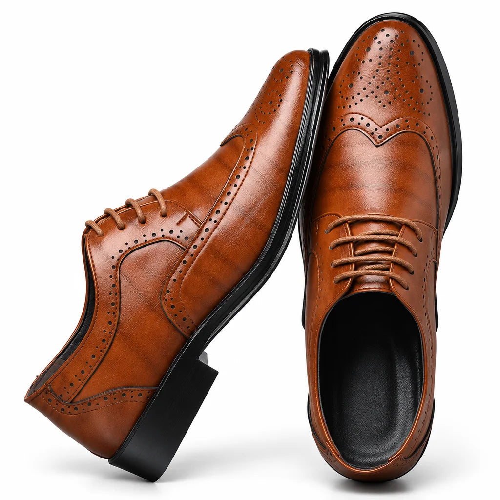 Barnaby - Men's Dress Shoes in Brown