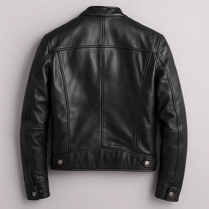 Men's Vintage Leather Jacket - view 5